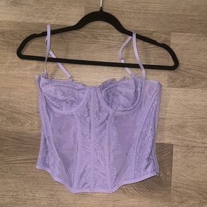 Light purple urban corset top size L